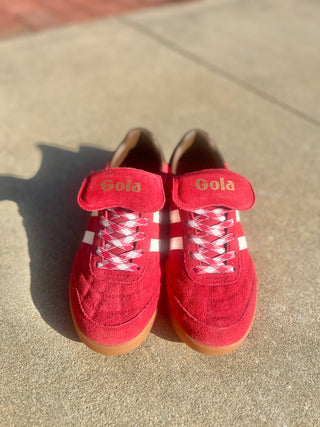 GOLA | Stadia '86 Red Off White Sneaker
