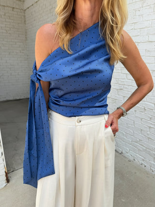 Celestine Dot Top