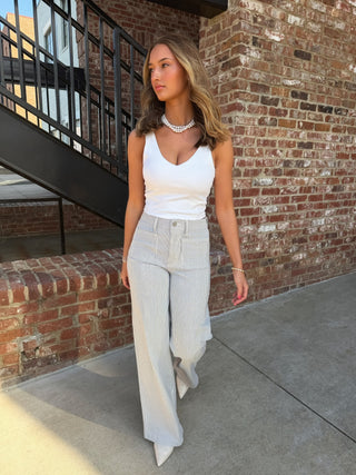 Z SUPPLY |  Lotus Long Line Top White