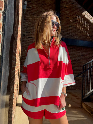 Pre-Order | Piper Set Red + Cream