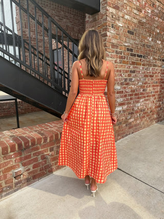 ENTRO | Chapman Maxi Dress Orange
