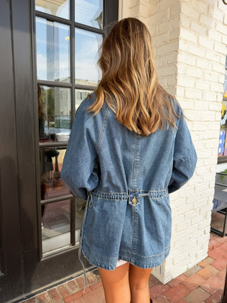 Millie Denim Jacket - Dark Wash