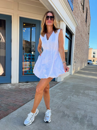 Steve Madden | Gale Bubble Dress White