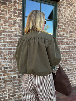 Hailey Bomber Jacket Olive