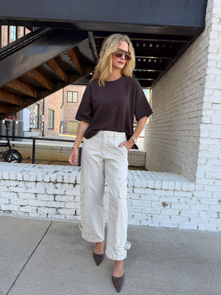 Darcy Sweater Top Brown