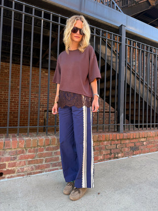 Lacey Days Boxy Basic Tee Brown