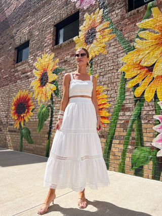 Dahlia Eyelet Maxi Set
