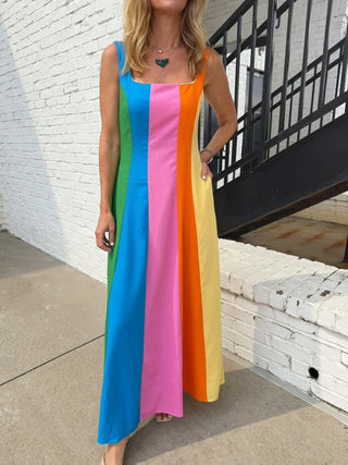 LALAVON | Amalfi Colorblock Maxi