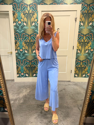 Z Supply | Scout Jersey Flare Pant Bay Blue