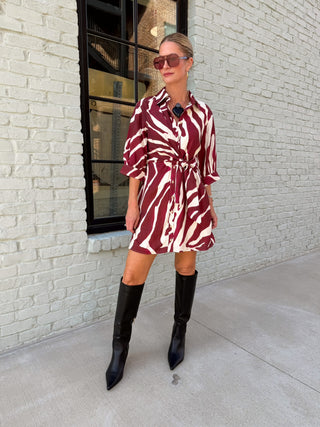 ENTRO | Meredith Dress Merlot