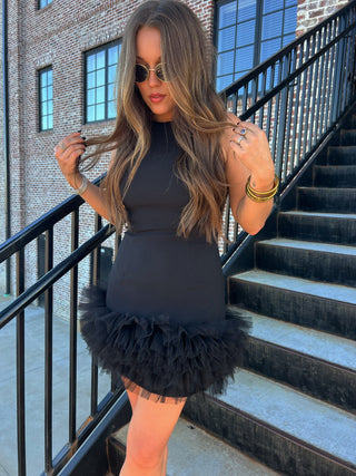 Let’s Meet for Martinis Dress Black