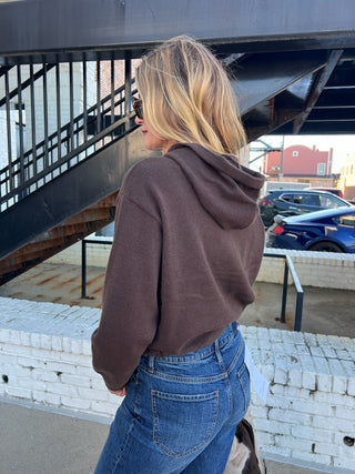Steve Madden | Kinny Sweater Dark Espresso Hoodie