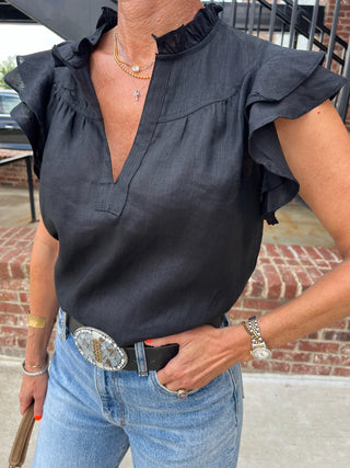 Find My Way Blouse Black