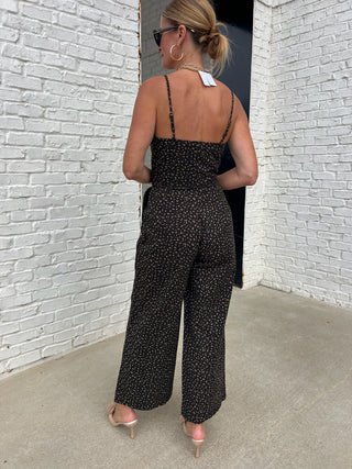 TCEC | Lia Sweetheart Jumpsuit Black