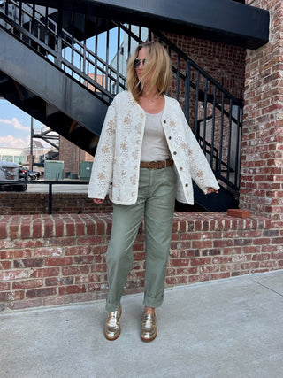 Z Supply | Olive Twill Pants Hunter Green