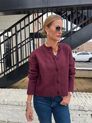 Z Supply | Breen Crop Cardigan Merlot