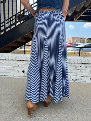 Briley Stripe Maxi Skirt