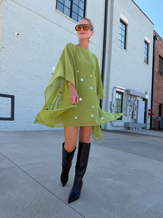 Allie Mini Dress Green