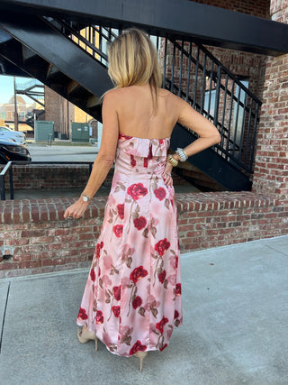 Sofie The Label | Rosie Floral Midi Dress Mauve