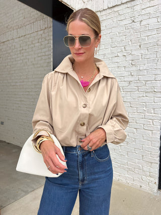 Heyson | The Pauline Blouse Tan