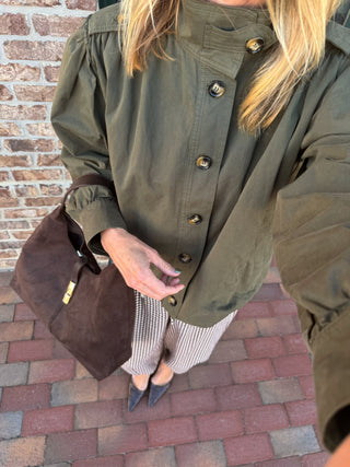 Hailey Bomber Jacket Olive
