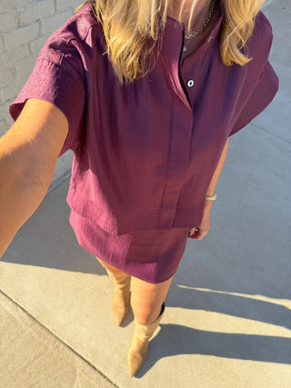 ENTRO Chic Girl Set Plum
