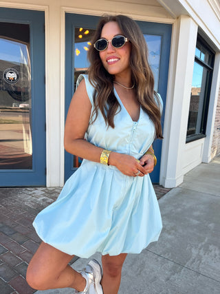 Steve Madden | Gale Bubble Dress Blue