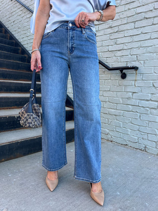 JBD | Sarah Straight Jeans Medium Wash