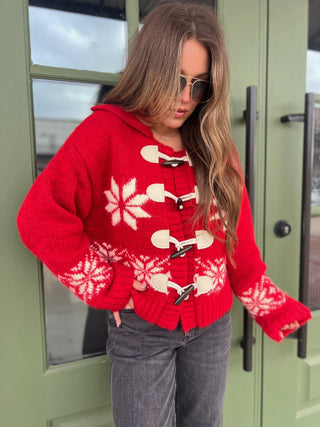 Denver Days Sweater Red