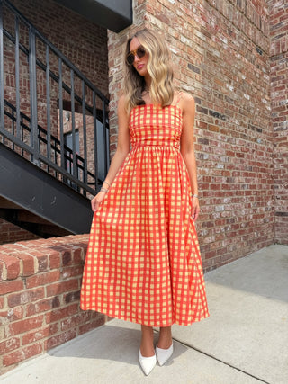 ENTRO | Chapman Maxi Dress Orange