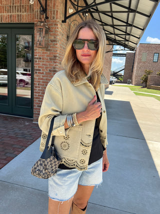 MIOU MUSE | Wyatt Embroider Jacket