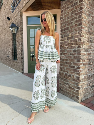 ENTRO | Poppy Olive Combo Set