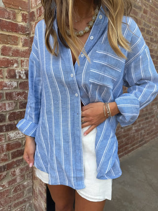 EESOME | Lucy Stripe Button Up