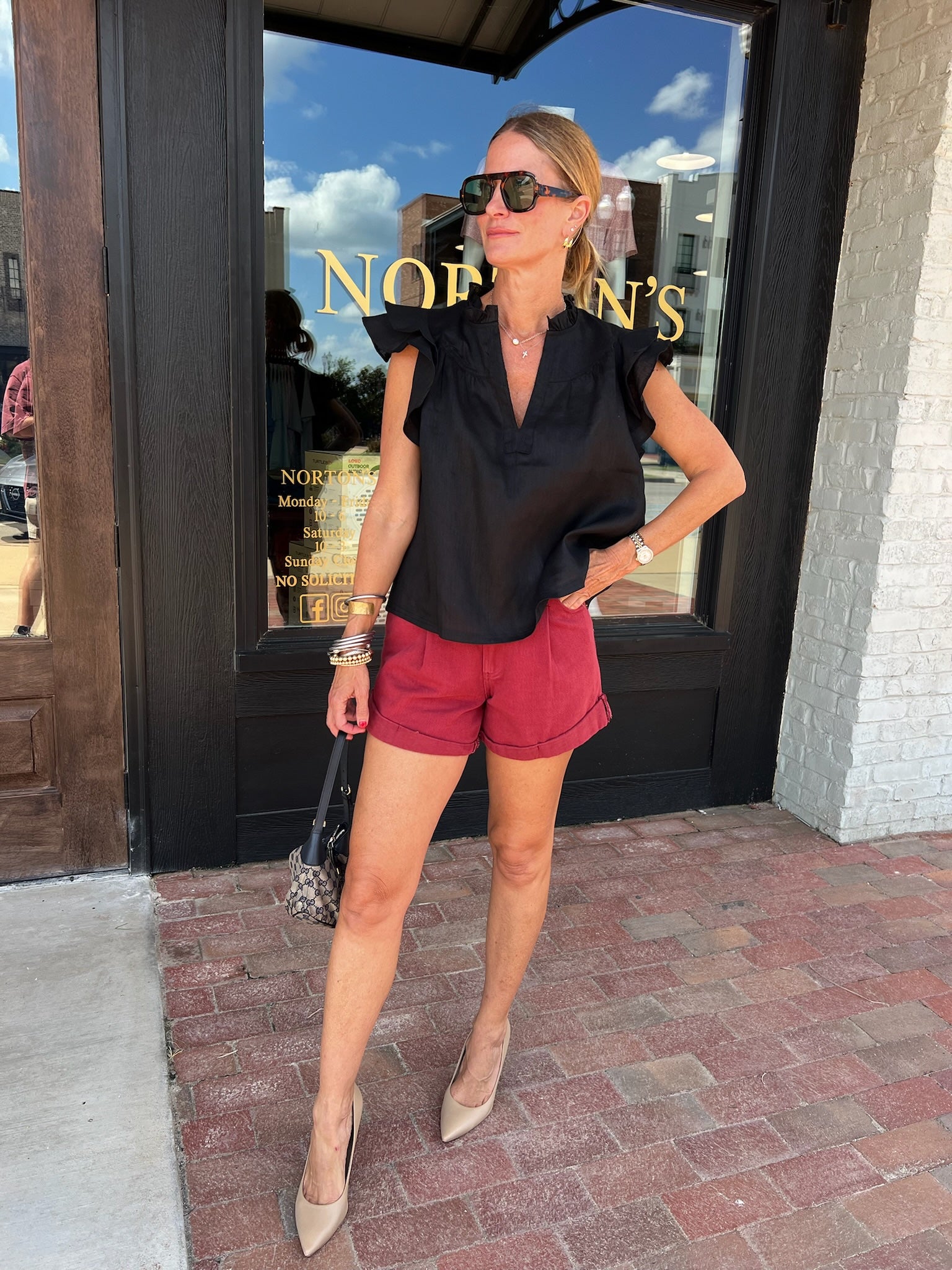 Find My Way Blouse Black – Stella Ivy Boutique