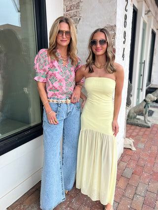 Entro | Tea Party Top Pink