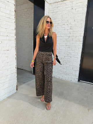 ENTRO - Wild at Heart Leopard Pants