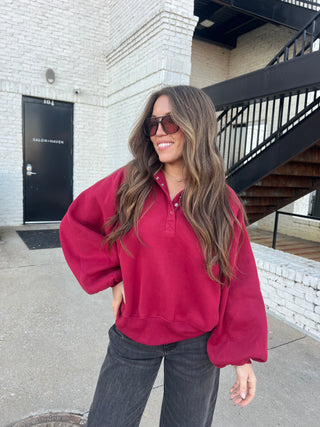 This is the One Sweatshirt | Burgundy