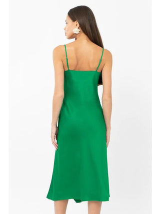 Adelyn Rae | Faith Front Slit Slip Dress