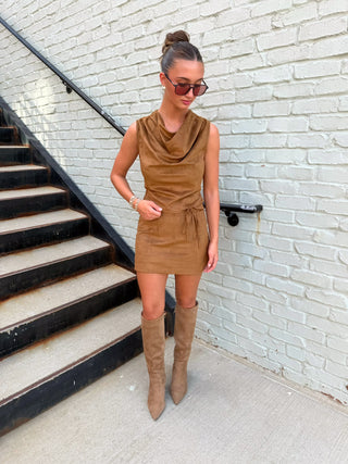 Zuri Suede Set Brown