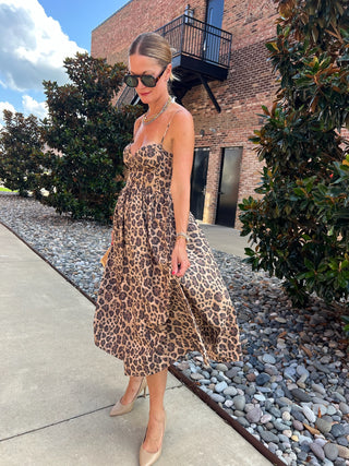 Olivaceous | Betti Midi Dress