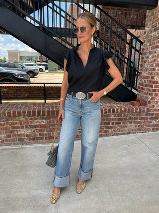 Find My Way Blouse Black
