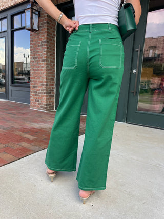 Entro | The Mille Pants Emerald