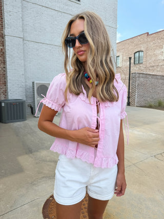 Hula Girl Top Pink
