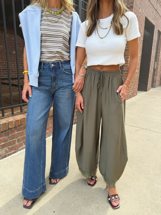 Lenny Barrel Lace Bottoms