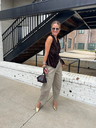 MIOU MUSE | Plaid Brew Pants