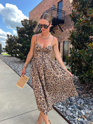 Olivaceous | Betti Midi Dress