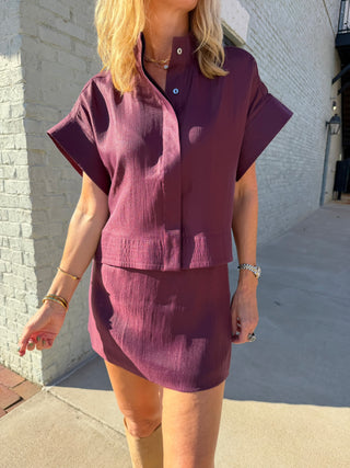 ENTRO Chic Girl Set Plum