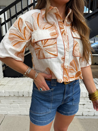LENA | The Palma Printed Top