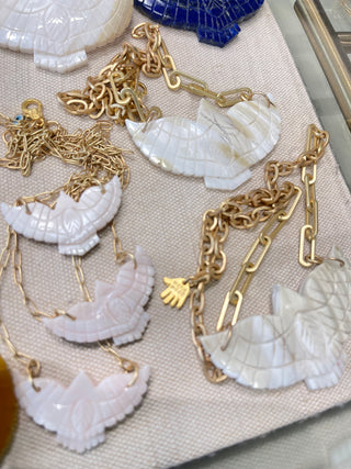 Amulet Brave Design |  Large Stone Thunderbird Necklace