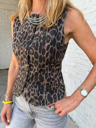 Entro | Wild At Heart Leopard Top